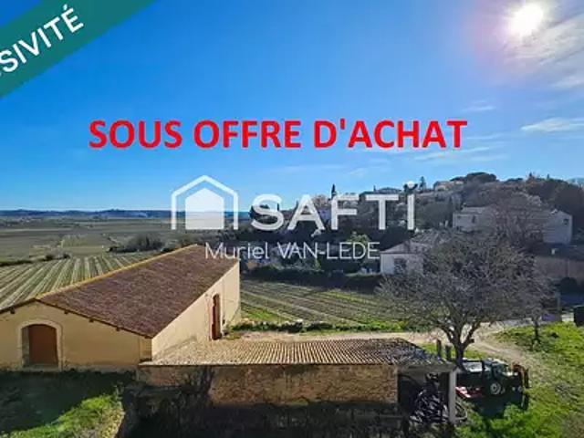 Tressan 34230 Achat / Vente maison 4 pièces t4 terrasse