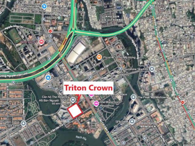 TRITON CROWN PHÚ MỸ HƯNG Q7 – BIỂU TƯỢNG THƯỢNG LƯU CẠNH HỒ BÁN NGUYỆT QUẬN 7 TP. HO CHÍ MINH