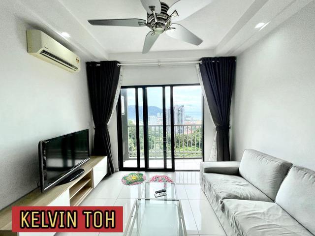 TRI PINNACLE 850sf FULLY FURNISHED RENOVATED SEAVIEW TANJUNG TOKONG