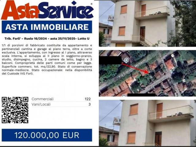 Trib. Forlì Ruolo 16/2024 asta 25/11/2025 Trib. Forli' Ruolo 16/2024 asta 25/11/2025 Lotto U