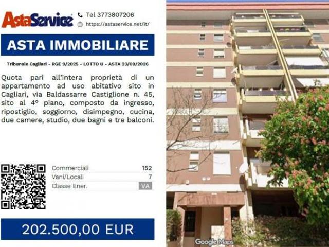 Tribunale Cagliari RGE 9/2025 LOTTO U Tribunale Cagliari RGE 9/2025 LOTTO U ASTA 23/09/2026