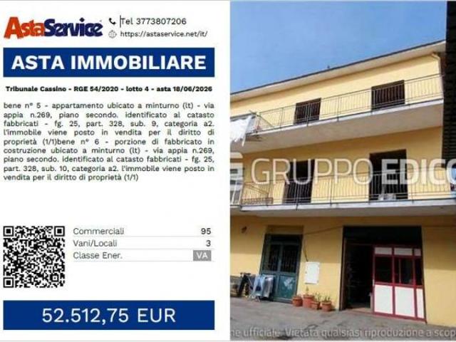 Tribunale Cassino RGE 54/2020 lotto 4 Tribunale Cassino RGE 54/2020 lotto 4 asta 18/06/2026