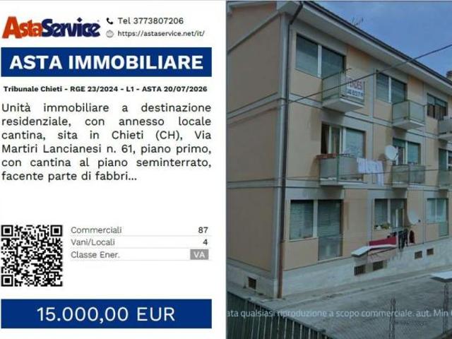Tribunale Chieti RGE 23/2024 L1 Tribunale Chieti RGE 23/2024 L1 ASTA 20/07/2026