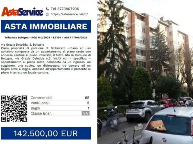 Tribunale Bologna RGE 140/2024 L9797 Tribunale Bologna RGE 140/2024 L9797 ASTA 17/09/2026
