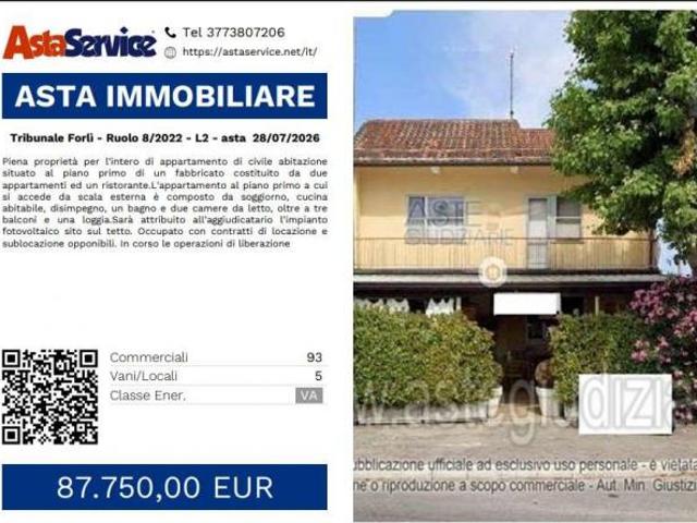 Tribunale Forlì Ruolo 8/2022 L2 Tribunale Forlì Ruolo 8/2022 L2 asta 28/07/2026