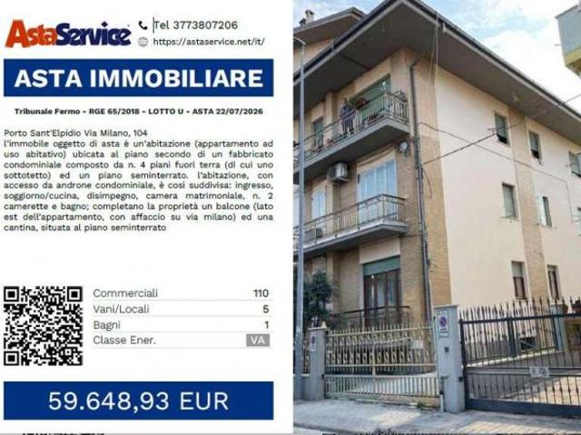 Tribunale Fermo RGE 65/2018 LOTTO U Tribunale Fermo RGE 65/2018 LOTTO U ASTA 22/07/2026