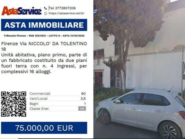 Tribunale Firenze RGE 159/2021 LOTTO U Tribunale Firenze RGE 159/2021 LOTTO U ASTA 31/10/2026