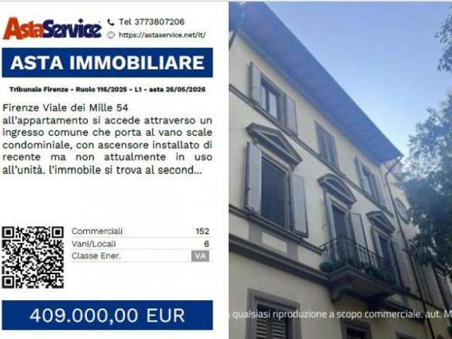Tribunale Firenze Ruolo 116/2025 L1 Tribunale Firenze Ruolo 116/2025 L1 asta 26/05/2026