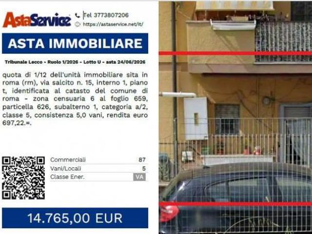 Tribunale Lecco Ruolo 1/2026 Lotto U Tribunale Lecco Ruolo 1/2026 Lotto U asta 24/06/2026