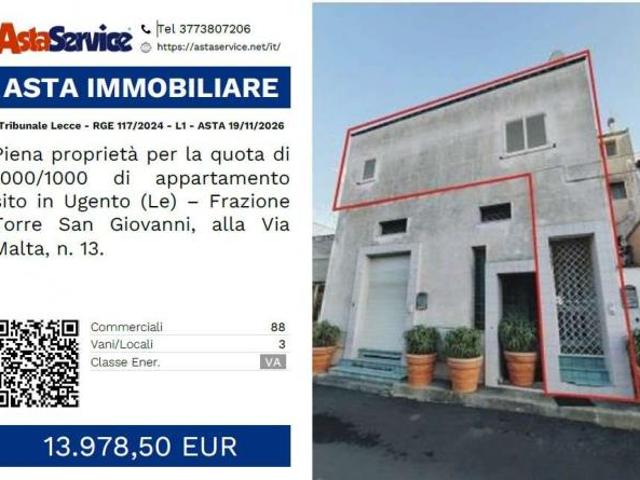 Tribunale Lecce RGE 117/2024 L1 Tribunale Lecce RGE 117/2024 L1 ASTA 19/11/2026