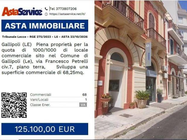 Tribunale Lecce RGE 275/2023 L6 Tribunale Lecce RGE 275/2023 L6 ASTA 23/10/2026