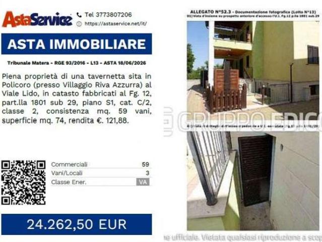 Tribunale Matera RGE 93/2016 L13 Tribunale Matera RGE 93/2016 L13 ASTA 18/06/2026