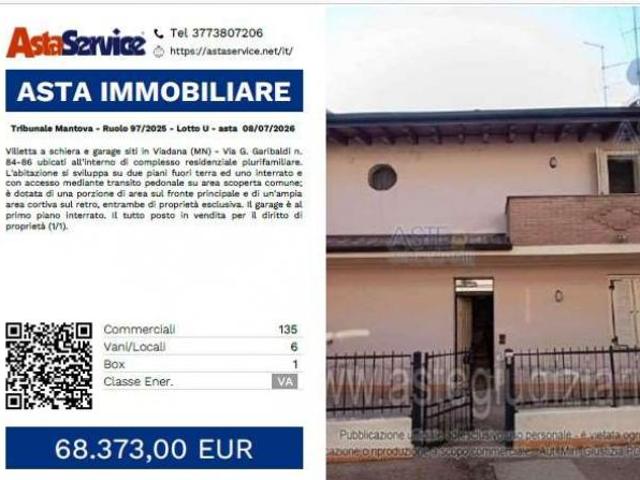 Tribunale Mantova Ruolo 97/2025 Lotto U Tribunale Mantova Ruolo 97/2025 Lotto U asta 08/07/2026