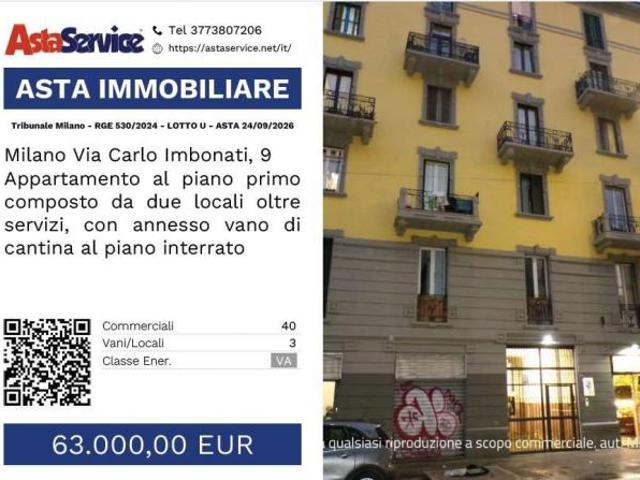 Tribunale Milano RGE 530/2024 LOTTO U Tribunale Milano RGE 530/2024 LOTTO U ASTA 24/09/2026