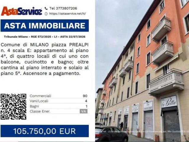 Tribunale Milano RGE 572/2025 L1 Tribunale Milano RGE 572/2025 L1 ASTA 22/07/2026