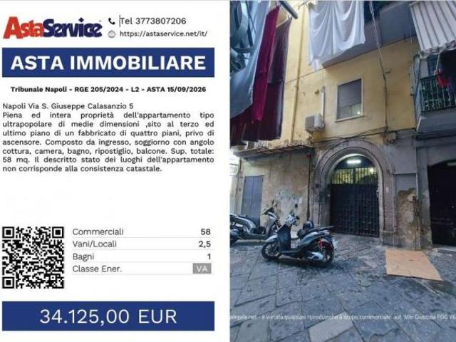 Tribunale Napoli RGE 205/2024 L2 Tribunale Napoli RGE 205/2024 L2 ASTA 15/09/2026