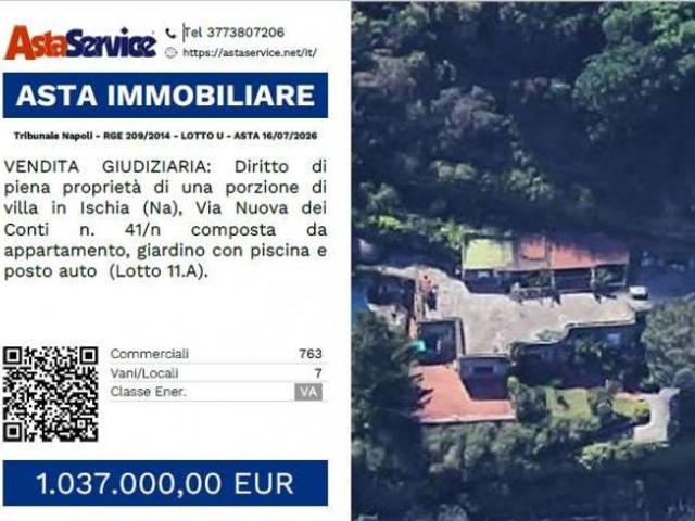 Tribunale Napoli RGE 209/2014 LOTTO U Tribunale Napoli RGE 209/2014 LOTTO U ASTA 16/07/2026