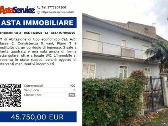Tribunale Paola RGE 74/2022 L1 Tribunale Paola RGE 74/2022 L1 ASTA 07/10/2026