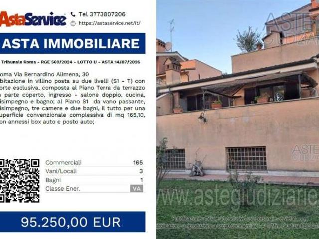 Tribunale Roma RGE 569/2024 LOTTO U Tribunale Roma RGE 569/2024 LOTTO U ASTA 14/07/2026