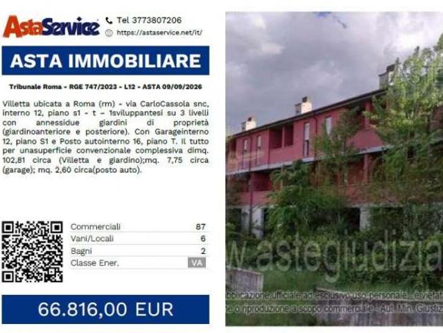 Tribunale Roma RGE 747/2023 L12 Tribunale Roma RGE 747/2023 L12 ASTA 09/09/2026
