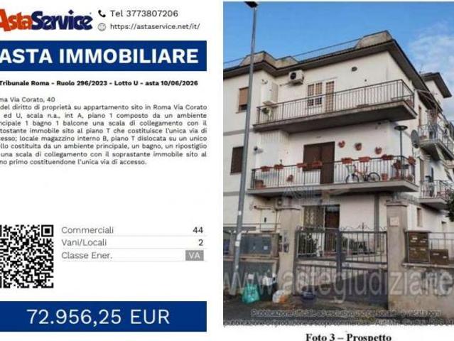 Tribunale Roma Ruolo 296/2023 Lotto U Tribunale Roma Ruolo 296/2023 Lotto U asta 10/06/2026