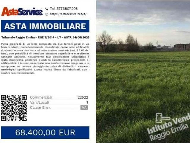 Tribunale Reggio Emilia RGE 7/2014 L7 Tribunale Reggio Emilia RGE 7/2014 L7 ASTA 24/06/2026