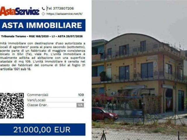 Tribunale Teramo RGE 168/2020 L1 Tribunale Teramo RGE 168/2020 L1 ASTA 29/07/2026
