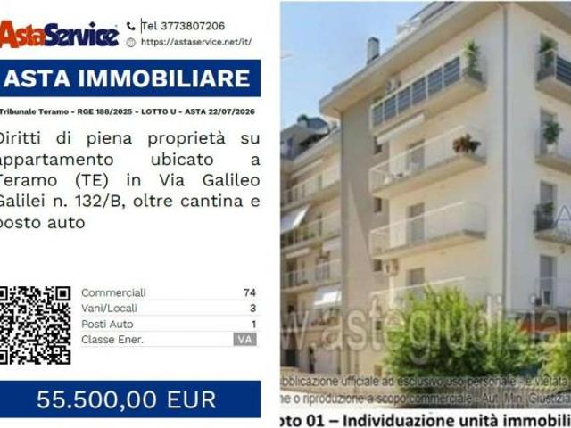 Tribunale Teramo RGE 188/2025 LOTTO U Tribunale Teramo RGE 188/2025 LOTTO U ASTA 22/07/2026