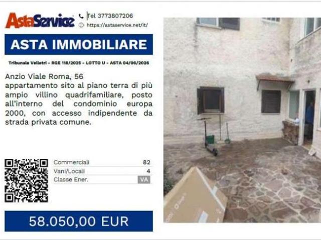 Tribunale Velletri RGE 118/2025 LOTTO U Tribunale Velletri RGE 118/2025 LOTTO U ASTA 04/06/2026