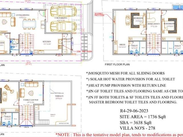 Trifecta Verde En Resplandor 4 Bedroom 3638 Sq. Ft. Villa in Budigere Road Bangalore Listing ID: #10377