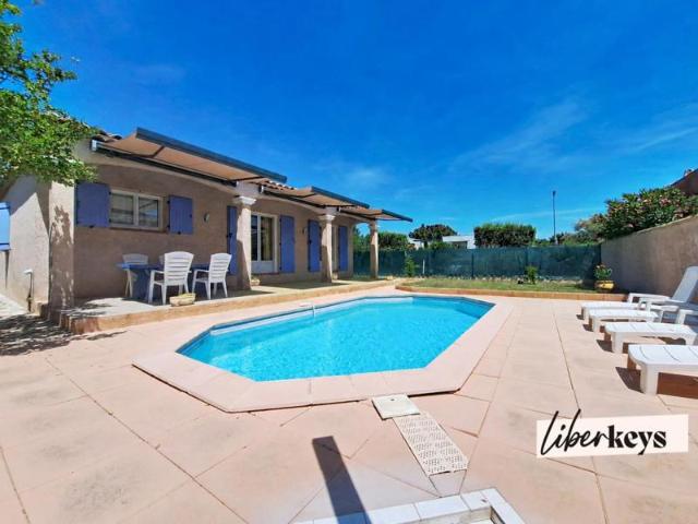 Trigance – Maison de plain pied avec piscine – 4 chambres