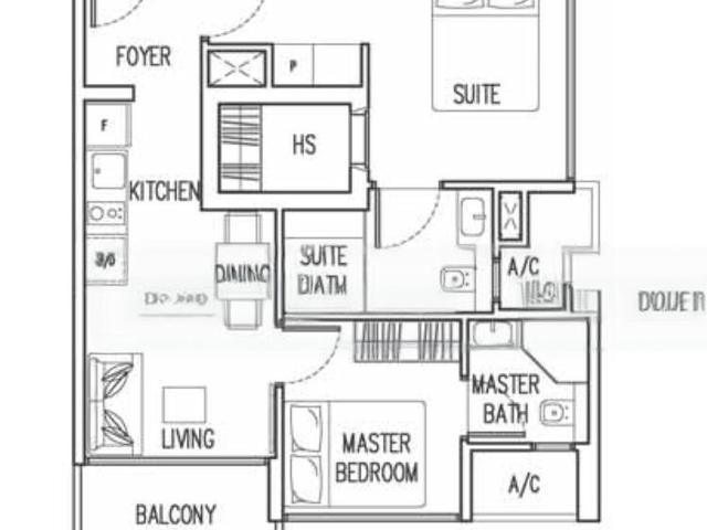 Trilive D19, Condominium