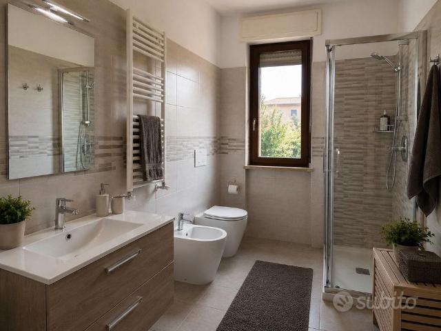 Trilocale con balcone e garage a Peschi