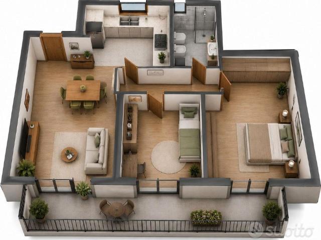 Trilocale con balcone nel cuore di Borgo Milano