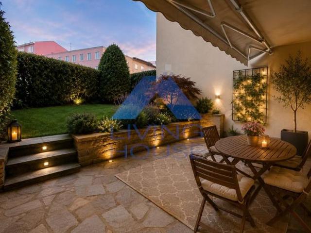 Trilocale con giardino a Besana Brianza