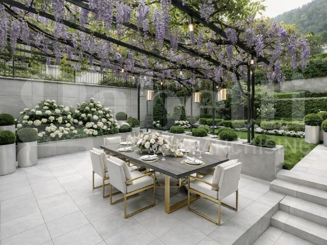 Trilocale con giardino a Brescia