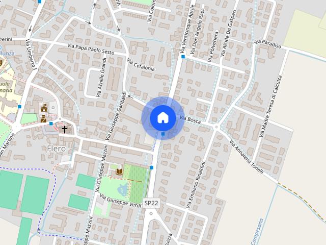 Trilocale con posto auto Flero