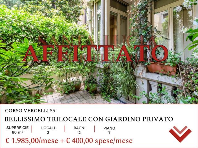 Trilocale corso Vercelli 55, Washington, Milano