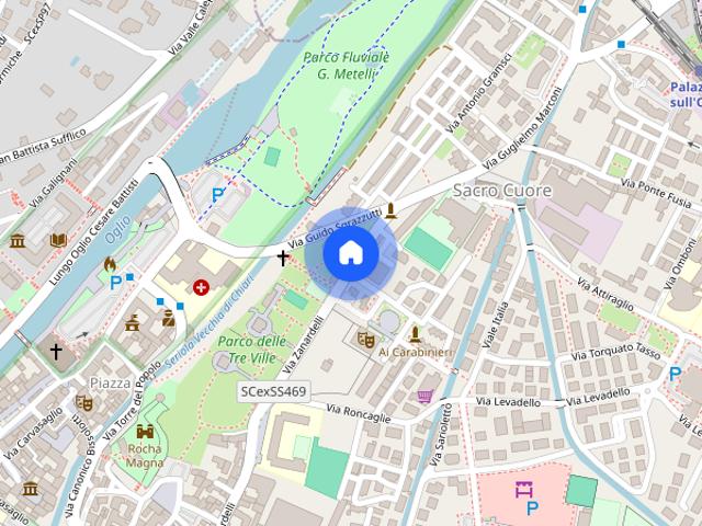 Trilocale arredato Palazzolo sull'Oglio