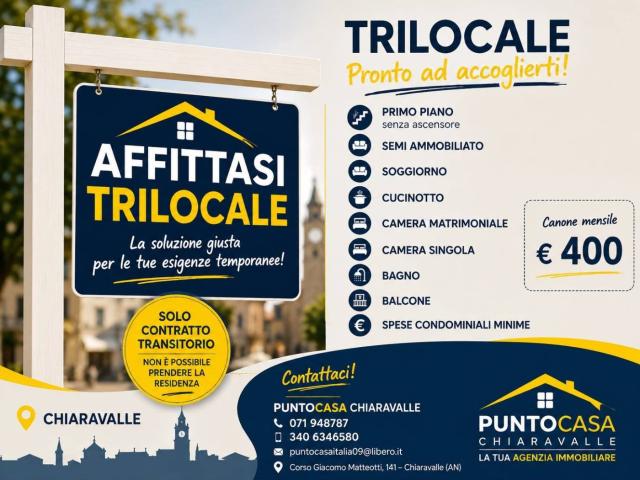 Trilocale buono stato, primo piano, Centro, Chiaravalle