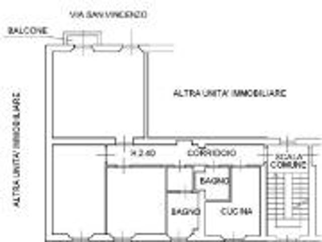 Trilocale in affitto a Milano via San Vincenzo, 20, Corso Genova