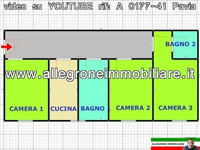 Trilocale in affitto a Pavia, case in affitto Pavia