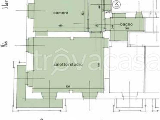 Trilocale in affitto a Torino, San Salvario Dante