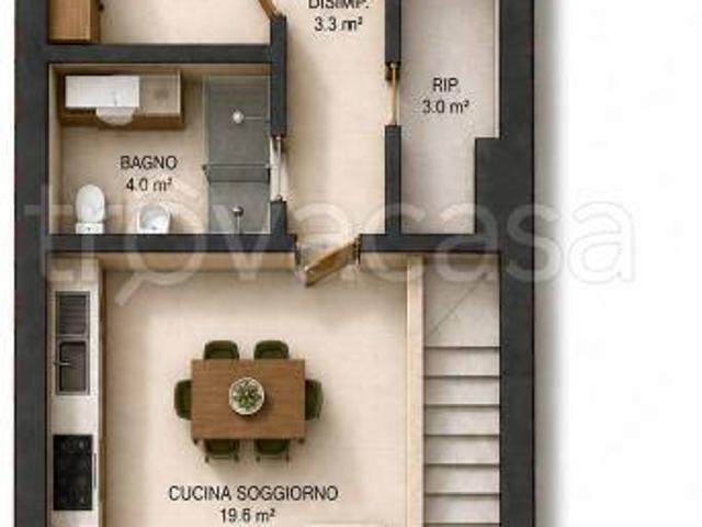 Trilocale in affitto a Verona, San Michele Extra