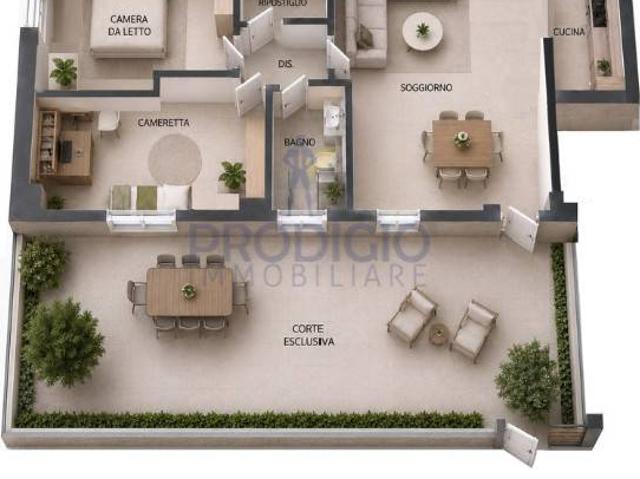 Trilocale in vendita a Margherita di Savoia