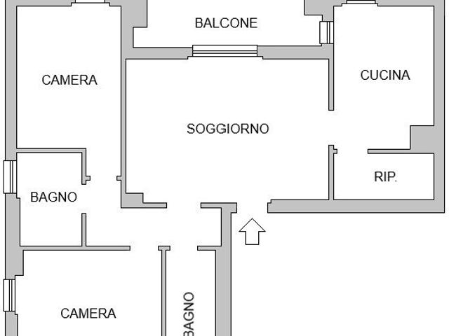 Trilocale in vendita a Milano via Jan Palach 16, Chiesa Rossa