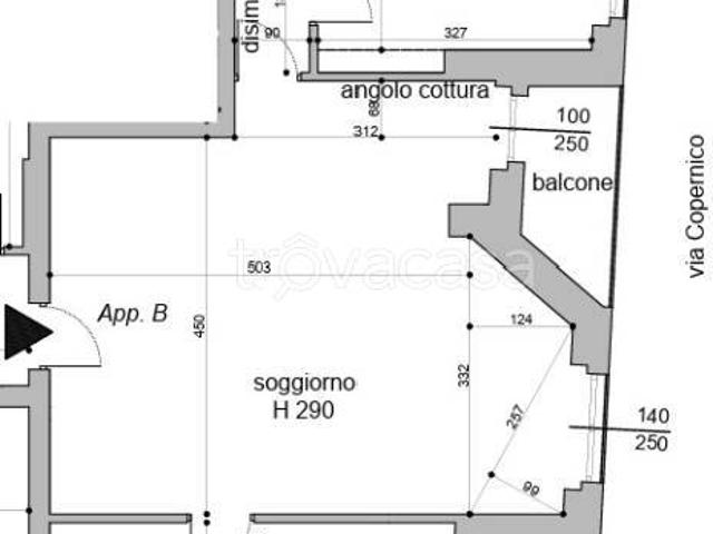Trilocale in vendita a Milano viale Lunigiana, 15, Centrale