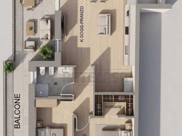 Trilocale in vendita a Molfetta via Edoardo Germano, 22