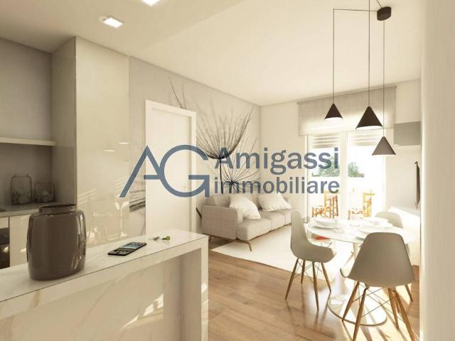 Trilocale in vendita a Bergamo via Giulio Crescenzi, Conca Fiorita