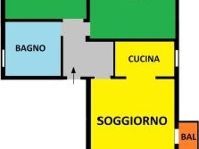 Trilocale in vendita a Bologna, Santa Viola